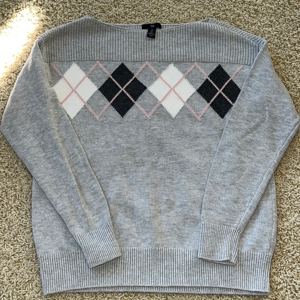 Gap Factory Argyle sweater